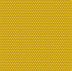 honeycomb. bee at honeycomb. vector illustratoin