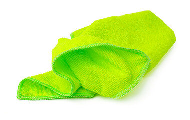 Household cleaning wipe isolated on white background