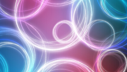 Obraz premium Abstract background with smoke rings. Geometric pattern.