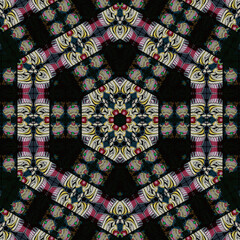 Background abstract motif mirror effect design