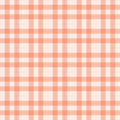Seamless geometric pattern with orange coral cell.