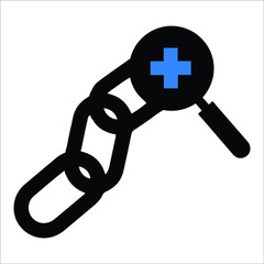 Obraz premium Inbound links or seo icon