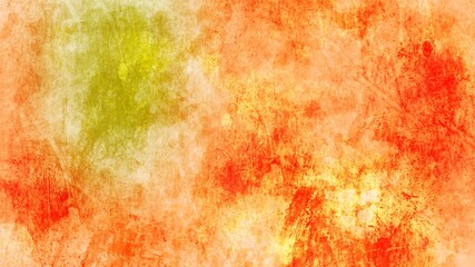 Abstract background painting art with orange and yellow grunge texture paint brush for thanksgiving poster, banner, website, card background