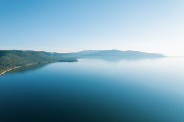 Summertime imagery of Lake Baikal is a rift lake located in southern Siberia, Russia Baikal lake...