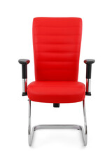 office chair isolated on white background . front view