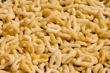 Lanting, savory snacks made from cassava, a traditional food from Java Island, Indonesia