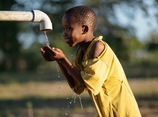 Drought and thirst in Africa - obrazy, fototapety, plakaty