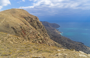 One of the tops of Cape Meganom. Crimea.