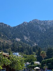 mountain village in the mountains