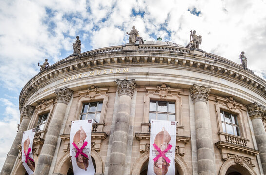 Bode Museum (Kaiser-Friedrich-Museum) on the Museum Island, part of the UNESCO World Heritage on August 12, 2018 in Berlin, Germany.