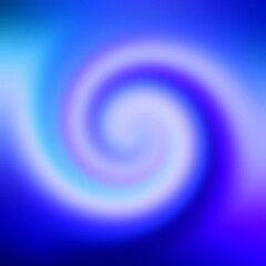 Curl motion blur pattern of blue white striped gradient. Abstract empty background for advertising toothpaste or mouthwash with effect of winter freshness.