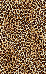 ヒョウ柄　レオパード　Leopard seamless pattern