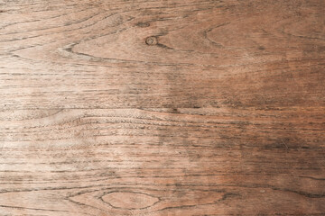 dust on the wood table with broken and rough skin naturally