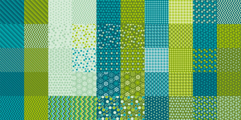 Big set of seamless patterns for patchwork winter Хmas