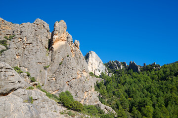 Rocky hills in Teruel