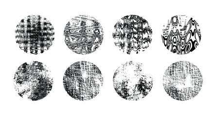 set of grunge vector