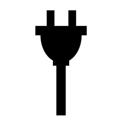 電源を表すアイコン。電源プラグのイラスト。