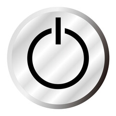 電源ボタンのアイコン。スイッチオン。