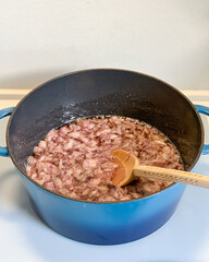 The process of making jam from roses