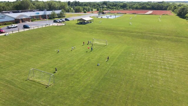 Drone Kickball Pitcher Catches Ball