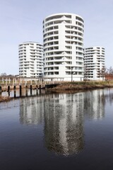 Five Sisters towers residential building in Vejle, Denmark  called de Fem Søstre in danish language