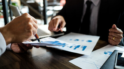 Business People Meeting Design Ideas professional investor working new start up project. Concept. business planning in office