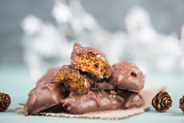 Nurnberg elisen gingerbreadwith almonds, traditional german christmas sweets