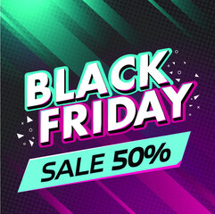 Black Friday Super Sale,Template for promotion, advertising, web, social and fashion ads. Vector illustration.