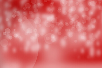 Beautiful abstract sparkling red blur,soft focus white glow bokeh background. Spot focus, blurry light