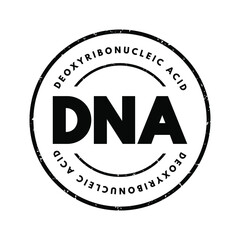 DNA - Deoxyribonucleic Acid acronym, medical concept background