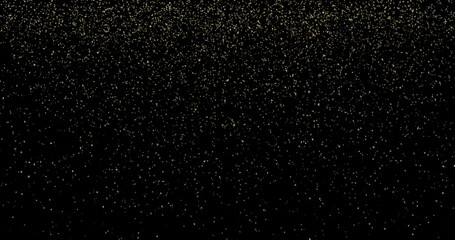 Gold glitter confetti