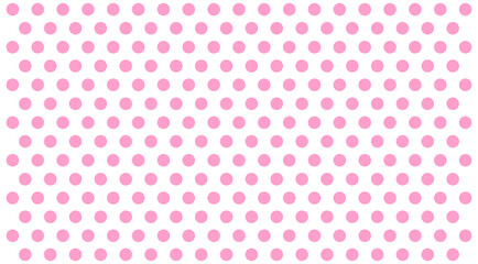 pretty cute sweet polka dots seamless pattern retro stylish vintage pink and white wide background concept for fashion printing