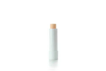 Eco lipstick isolated on white background, close up