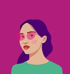 portrait of a young woman