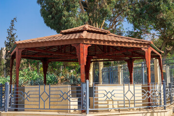 gazebo in the garden