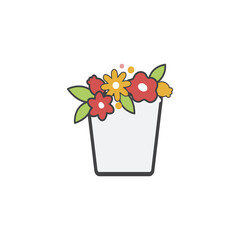 flower icon vector illustration design