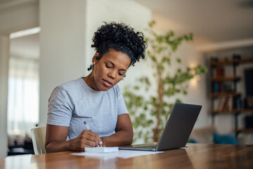 Busy adult woman, going job hunting