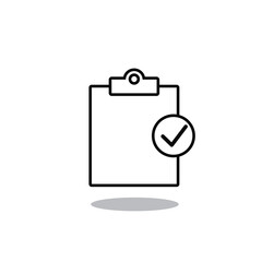 Test icon vector isolated on white background. Trendy test icon in flat style. Template for app, ui and logo. Icon test for your web site. Modern test icon, EPS 10