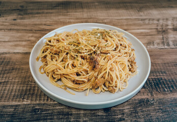 ミートソーススパゲティ