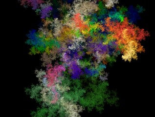 Imaginatory fractal abstract background Image