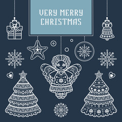 Christmas. Noel. Weihnachten. Merry Xmas Background design christmas greeting card. Christmas calligraphy lettering Merry Chrismas Happy Holiday poster for greeting cards, website banner. 