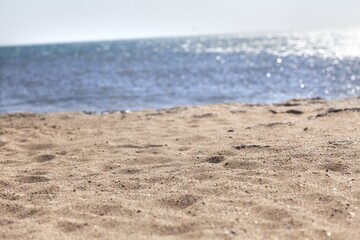 Blur beautiful nature beach