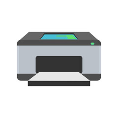 Printer icon. Print document sign. Desktop icons. My computer folder. PC shortcut signs. System software and devices. New eleven inspired vector illustrations.