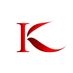Letter K logo icon design template elements