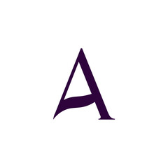 letters A logo template. Abstract icon