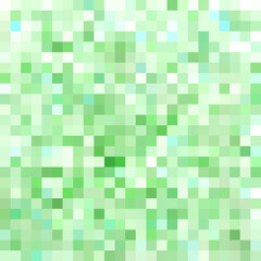bright pattern, pixels, colored fragments, tiles, squares, geometric, stained glass, glass, mosaic, blue, white, green, mint, freshness, grass, spring, summer, delicate, turkish style, texture, 