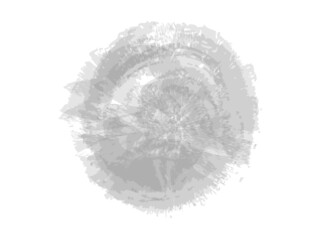 円背景素材（黒色,筆）