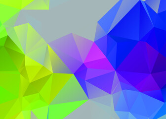 Obraz premium Geometric design. Dark blue ​gradient background. Geometric triangle, mosaic, abstract background EPS 10 Vector