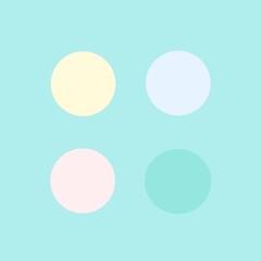 Pantone colour pastel palette catalog samples in RGB