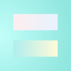 Pastel colour palette on rectangle, An example of a colour palette with smooth pastel color